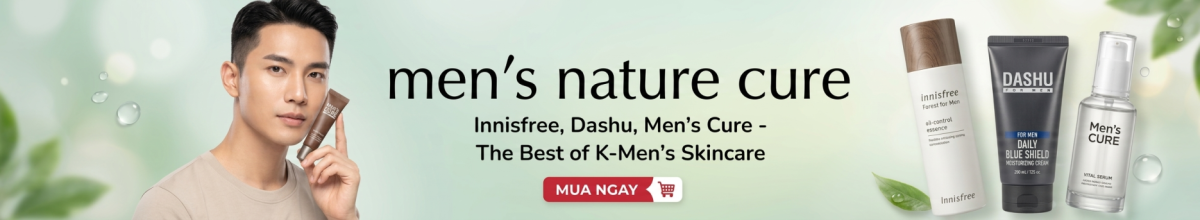 Banner mỹ phẩm nam Hàn Quốc son dưỡng trị thâm môi