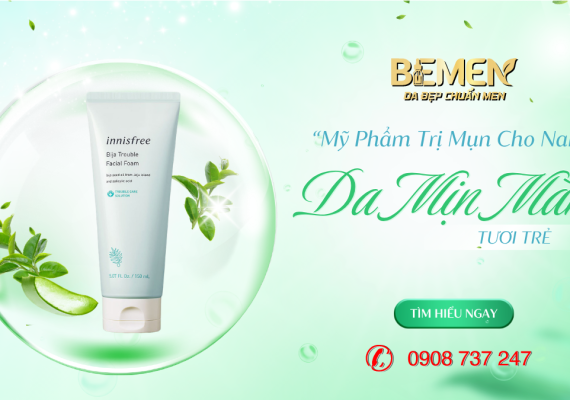 Mỹ phẩm trị mụn cho nam – Giải pháp hiệu quả giúp da sạch mụn, khỏe mạnh