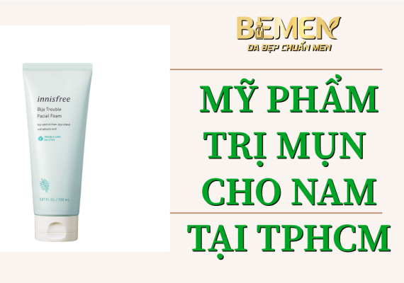 Mỹ phẩm trị mụn cho nam tại TPHCM chính hãng, hiệu quả | BEMEN