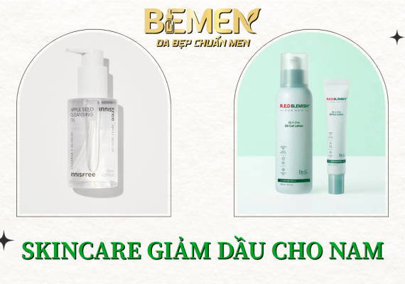 Skincare giảm dầu cho nam tại TPHCM – Giải pháp kiểm soát nhờn hiệu quả cùng BEMEN