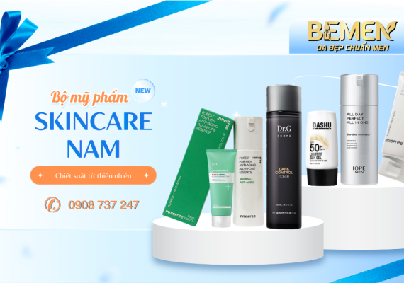 Skincare nam Hàn Quốc – Bí quyết chăm sóc da chuẩn Hàn cho phái mạnh