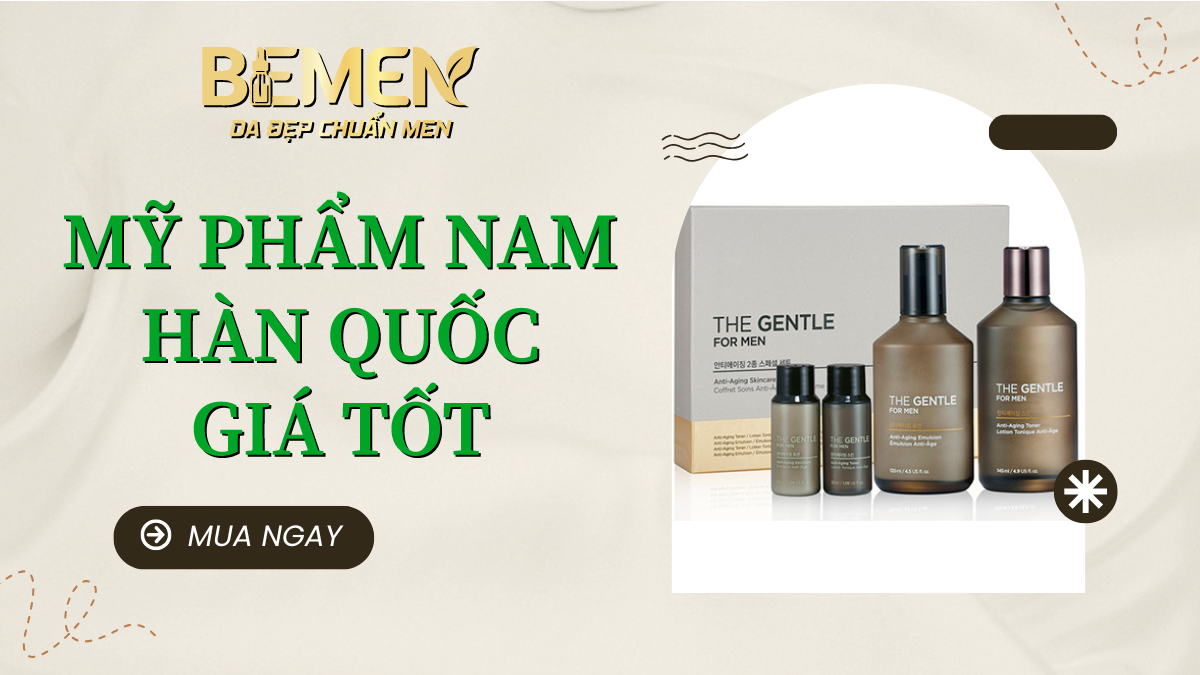 mỹ phẩm nam Hàn Quốc giá tốt