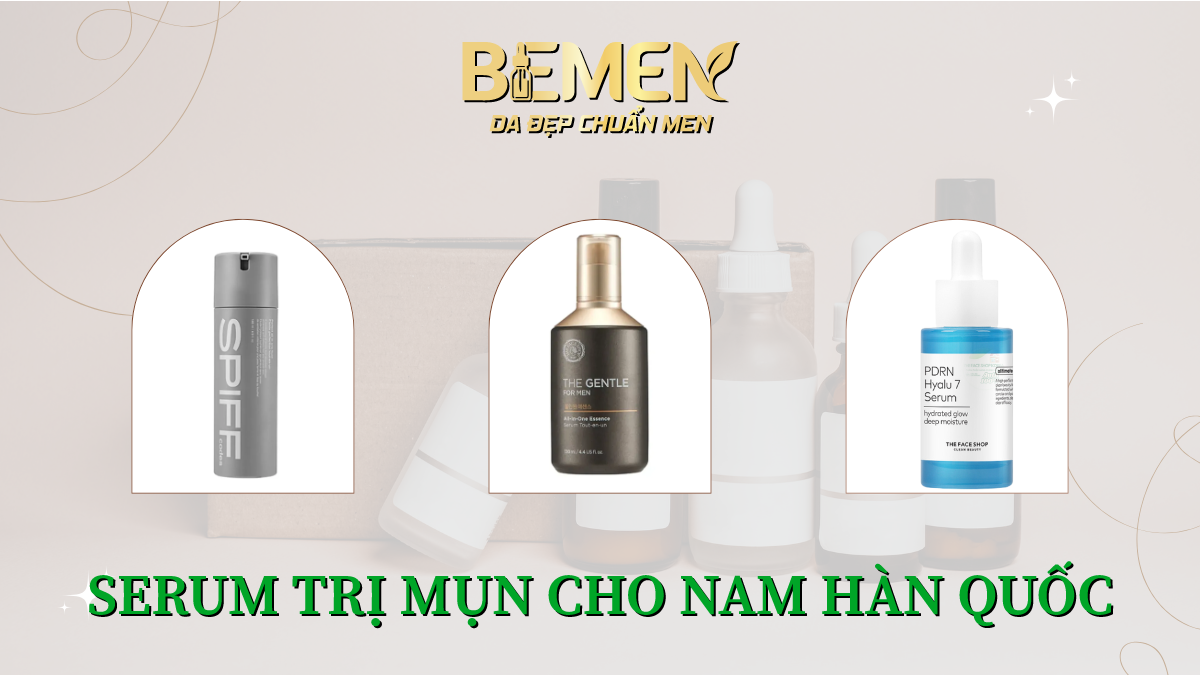 serum trị mụn cho nam Hàn Quốc