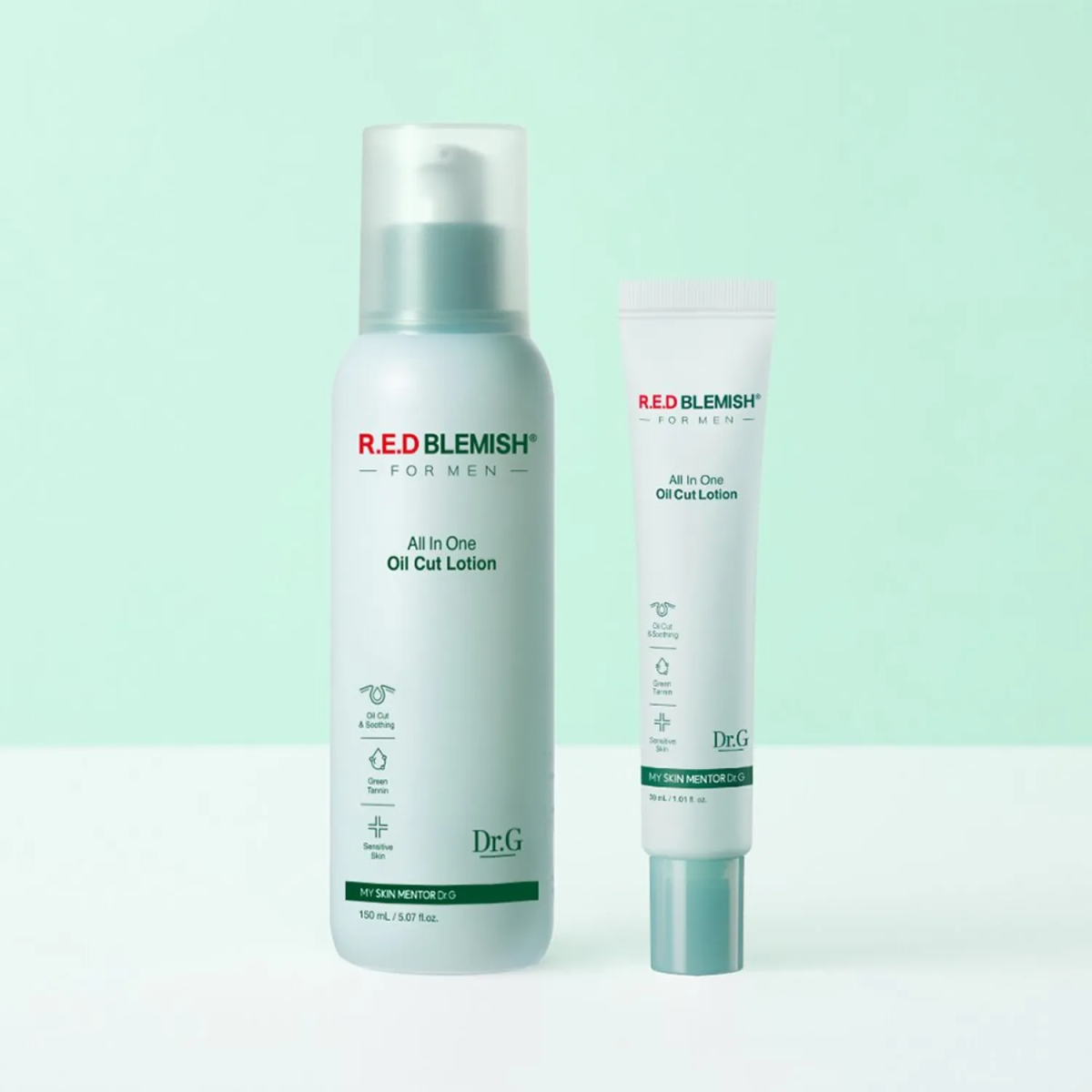 Sữa dưỡng da kiểm soát dầu dành cho nam Dr.G Red Blemish For Men All In One Oil Cut Lotion 150ml 1