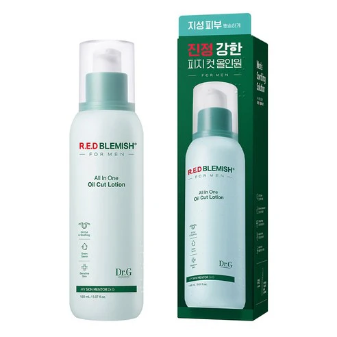 Sữa dưỡng da kiểm soát dầu dành cho nam Dr.G Red Blemish For Men All In One Oil Cut Lotion 150ml