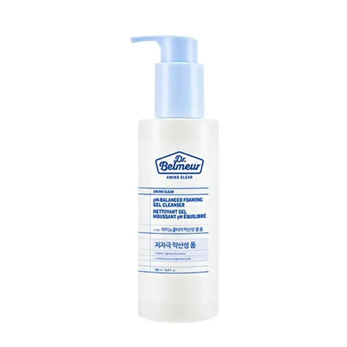 Gel rửa mặt làm sạch da dành cho da mụn The Face Shop Dr. Belmer Amino Clear Gel Cleanser 190ml