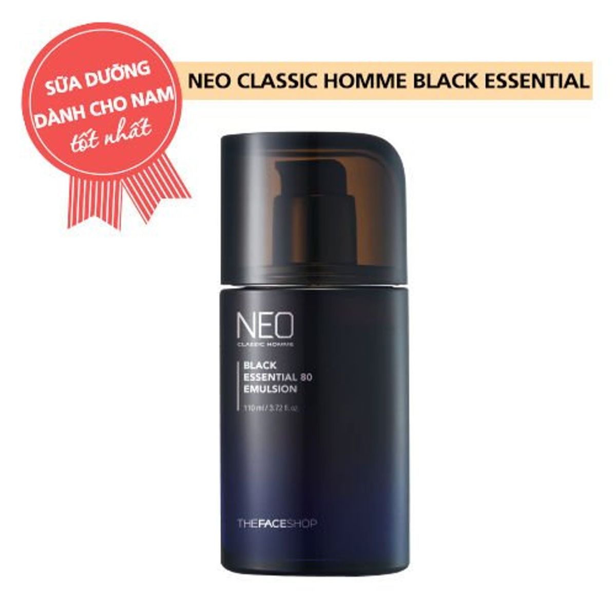 Sữa Dưỡng Da Dành Cho Nam The Face Shop Neo Classic Homme Black Essential Emulsion 110ml