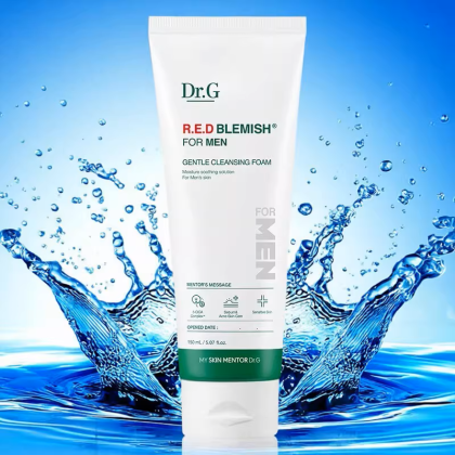 Sữa rửa mặt Dr.G Red Blemish For Men Gentle Cleansing Foam 150ml